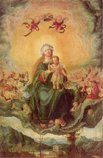 Albrecht Altdorfer Maria in der Glorie